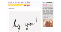 Desktop Screenshot of doucemiseenscene.fr