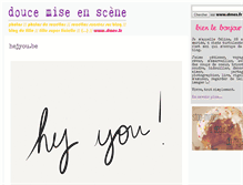 Tablet Screenshot of doucemiseenscene.fr